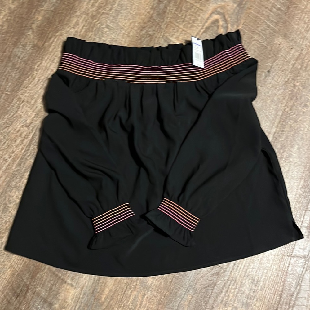 Crown & Ivy Black Large off the shoulder Spring Fashion